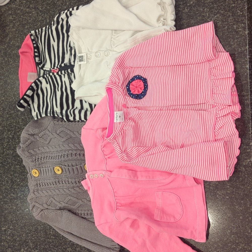 Carter's Bundle of 5, Sweaters/Vest, Size 9 months